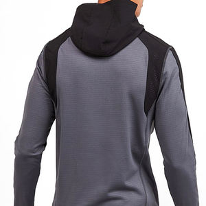 Sudaderas con capucha estampadas informales ecológicas para hombre al por mayor, chándales ligeros de manga larga para entrenamiento de invierno, conjuntos personalizados para correr - Product Image 6