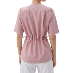 Haute qualité femmes gommage Couture Design personnalisé infirmière uniforme unisexe gris médecins dentaires Stretch infirmières médicales gommages ensembles - Product Image 2