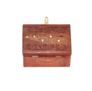 Caja de joyería Caja de anillo Caja de joyería de madera Logotipo personalizado Bolsa Opp Madera Estampado Fábrica Venta al por mayor de madera personalizada Venta caliente de lujo - Product Image 4