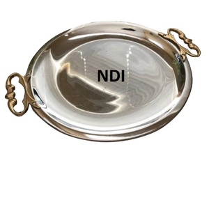 Gran oferta, bandeja de servidor de desayuno usada multiusos, servicio de catering para bodas y eventos, tendencia superior, mango de acabado brillante - Product Image 1