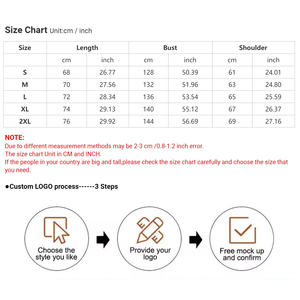 Style urbain Hiver Brodé Oversize Couleurs contrastées Tissage réversible Lourd 100% Coton Coupe courte Double fermeture éclair - Product Image 6