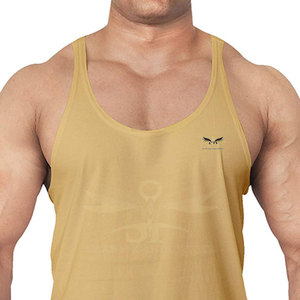 Quick Dry Men's Athletic <b>Muscle</b> Stringer Tank Top Moisture Wicking Gym Wear Stringer <b>Vest</b> Top - Product Image 3