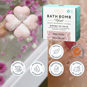 Set de Bombas de Baño al por Mayor en Caja de Regalo, Aroma a Cristal Brillante, Aceites Esenciales Nutritivos con Sal Marina para Uso Doméstico, Experiencia de Spa - Product Image 1