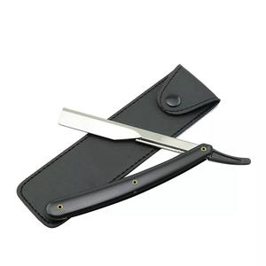 Rasoirs droits jetables de haute qualité en acier inoxydable avec lames à bord unique plaquées or - Product Image 4