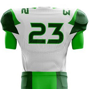 Camiseta de fútbol americano de alta calidad, los uniformes de poliéster de manga corta más populares, característica transpirable - Product Image 6