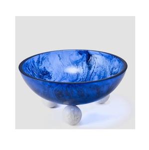 Frutero de resina hecho a mano, acabado brillante pulido, respetuoso con el medio ambiente, ligero, elegante, estilo artístico para aperitivos, ensaladas, Fiesta en casa - Product Image 6