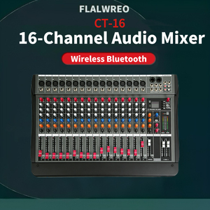 Professional 16-Channel USB Audio <strong>Mixer</strong> 48V Phantom Power Metal Construction <strong>Digital</strong> Signal Processor 64x34x4cm Console 3 Month - Product Image 1