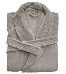 ชุดคลุมอาบน้ำผ้าฝ้ายเนื้อหนานุ่มดูดซับได้สำหรับใช้ในบ้านชุดคลุมผ้าขนหนูสำหรับสปาโรงแรมทำจากผ้าคอตตอนเนื้อหนาใส่สบายปรับแต่งโลโก้ได้ตามต้องการ FF4267 - Product Image 2