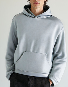 Nouveau tissu laminé extra lourd en éponge française épaisse vierge Logo imprimé personnalisé sweats à capuche et sweat-shirts pour hommes - Product Image 5