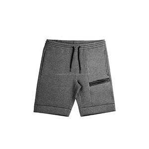 Pedido a granel, pantalones cortos grises personalizados para correr, pantalones cortos de gimnasio para hombres, OEM, sudor, carga táctica duradera, calle alta, 100% algodón, secado rápido, lavado con ácido - Product Image 1