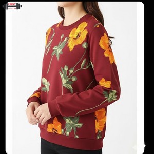 Sweat-shirts à capuche pour femmes tendance d'hiver, streetwear, confortables, faible MOQ, polaire, couleur personnalisée, marque - Product Image 2