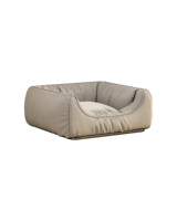 Canapé-lit orthopédique pour animaux de compagnie Cloud Soft avec rebord surélevé, housse amovible et lavable, rembourrage en coton pour chiens et chats