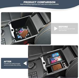 Pour 2024 Ford Ranger Console centrale organisateur pour Ranger <span class=keywords><strong>Raptor</strong></span> accoudoir boîte de rangement support d'insertion - Product Image 4