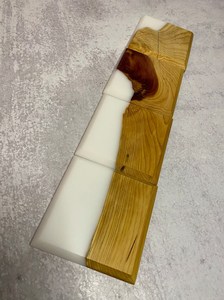 Rustic Acacia Wood Drink Coasters, Handmade Natural <b>Wooden</b> Coaster Set <b>for</b> Dining <b>Table</b> and Living Room - Product Image 3