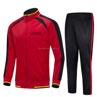 Nouvelle Arrivée Ensemble Survêtement Homme Grande Taille Décontracté Hiver Sportif Polaire Uni 100% Coton Respirant avec Capuche et Pantalon Jogging