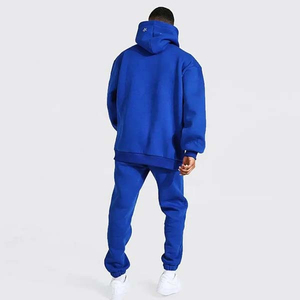 New Arrival Men's Winter Hooded Oversized Tracksuit Set Acid Wash Sweat <b>Pants</b> Lightweight Fleece 100% Cotton Eco-Friendly Sweat - Product Image 5