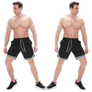 Pantalones Cortos de Baloncesto Unisex con Logotipo Personalizado, 220 g, Lona, Estilo Urbano, Sólidos, Transpirables, Casuales, para Gimnasio, con Serigrafía Completa - Product Image 5