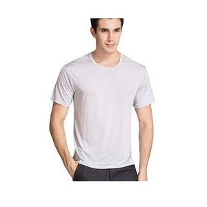 Camiseta de gimnasio para hombre Camiseta de algodón de calidad duradera absorbente de sudor Camisetas de media manga personalizadas a precios genuinos - Product Image 1