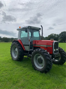 รถแทรกเตอร์มือสองคุณภาพดี Massey Ferguson 385/3080 ขับเคลื่อน 4 ล้อ 70 แรงม้า สำหรับใช้งานในฟาร์ม พร้อมปั๊มเครื่องยนต์และเกียร์ (ระบบเกียร์) - Product Image 6