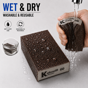 Bloc éponge abrasif pour ponçage humide et sec, éponge de ponçage manuelle pour la préparation de la peinture automobile, le bois et les meubles OEM - Product Image 2