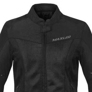 <b>Summer</b> Men's Anti-Fall Motorcycle <b>Jacket</b> Breathable and Absorbent with Stand Collar and Front Logo for Bike Riding - Product Image 3