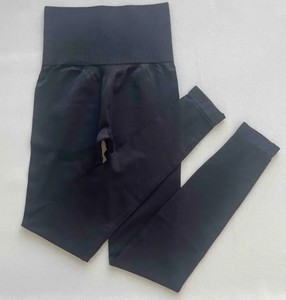 Vente chaude femmes en forme de V taille élastique en nylon sans couture respirant léger Yoga Fitness Leggings - Product Image 5