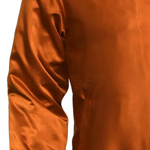 Chaqueta con letras de satén hecha a medida Chaquetas con letras de satén personalizadas al por mayor para hombres Chaquetas cálidas de invierno - Product Image 5