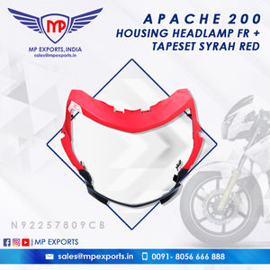 BOÎTIER DE PHARE AVANT + KIT DE FIXATION ROUGE SYRAH pour TVS Apache 2 roues Disponible à la vente à un prix très abordable au Nigéria - Product Image 2
