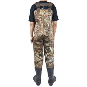 Pantalons de chasse au canard d'hiver en vente chaude, waders 100% polyester X-fleece, imperméables, respirants, résistants aux acides, isolés 1600g, unisexe - Product Image 2