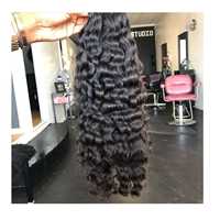 Extensions de cheveux humains vierges Remy indiennes de qualité supérieure, style ondulé naturel, tissage double trame à la machine, meilleure qualité, prix abordable, directement de l'usine