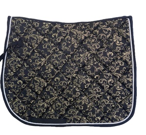 Almohadilla de sillín multiusos de estilo occidental, duradera, de diseño personalizado, tela colorida, cordones a juego para saltar, algodón y polialgodón - Product Image 1