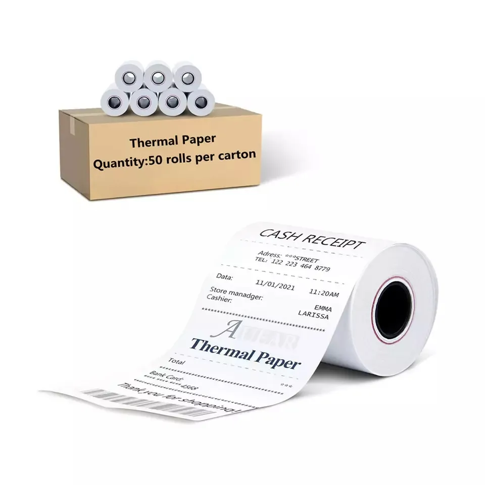 wholesale Rated Very Good Thermal Roll Paper 80 x 80/ 20 Rolls Per Box Cash Register Paper/80mm Jumbo Paper Suppliers