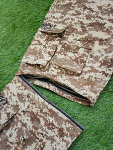Custom multi 8 bolsillos camuflaje cargas ropa de caza pantalón pista extraíble más tamaño hombre mujer holgado camuflaje pantalones cargo - Product Image 3