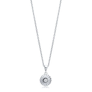 Fleur Design CZ Pierre Argent Charme Pendentif Bijoux Turc Fabriqué À La Main En Gros 925 En Argent Sterling - Product Image 5