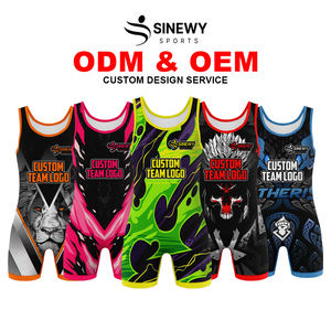 Singlet de Lucha Libre Personalizado con Impresión Completa para Adultos, Spandex/Poliéster, Unisex, Singlet de Lucha Libre Bsci al por Mayor, Reversible y Duradero - Product Image 6