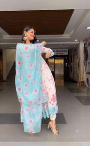 FULPARI algodón pakistaní Salwar Kameez Anarkali vestido trajes vestidos Salwar Kameez para mujeres vestidos indios - Product Image 2