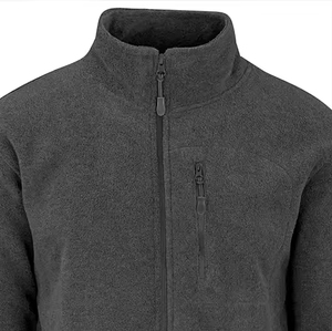 Abrigo de Invierno de Forro Polar con Capucha Holgada y Cuello Alto, Color Sólido, Logotipo Personalizado, Manga Larga, Ecológico, de Secado Rápido - Product Image 6