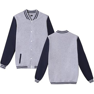 เสื้อแจ็กเก็ตเลตเตอร์แมนพร้อมชุดเดรสกีฬาเสื้อขนสัตว์คุณภาพดี - Product Image 1