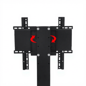 <strong>Adjustable</strong> Mobile <strong>TV</strong> Cart <strong>Stand</strong> With Wheels for 32-55 Inch Flat Screen Rotation90 Degrees - Product Image 5