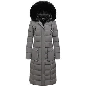 Custom <b>Hooded</b> Puffer Jackets <b>for</b> <b>Women</b> 100% Cotton Shell Thicken Quilted Breathable <b>Winter</b> <b>Coats</b> OEM Service Wholesale Stylish - Product Image 1