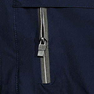 Veste coupe-vent zippée en nylon imprimé personnalisable Léger dégradé Survêtement en polyester pour homme Vintage Denim pour l'hiver - Product Image 5