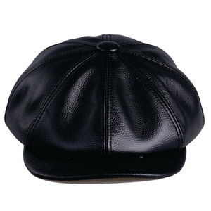 Casquette de newsboy pour homme, de haute qualité, personnalisée en usine, unie, vierge, casquette de style ivy, vente en gros, casquette de style beret - Product Image 2