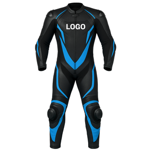 Traje de carreras de motos profesional de una pieza personalizado para hombres Ajuste cómodo Diseño de logotipo personalizado Motocicleta Auto Racing - Product Image 3