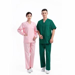 Nouvelle arrivée et conception d'hôpital uniforme ensemble de gommages personnalisé en gros respirant tenue survêtement médical gommages uniforme - Product Image 1