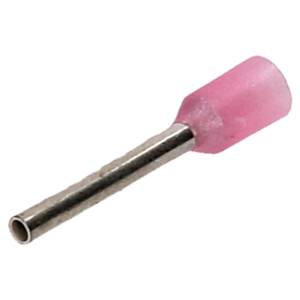 Cembre PKE348 Virolas de Extremo de Alambre Aislado 0.34mm ² Rosa 8mm Largo 500 Piezas para Materiales y Elementos Aislantes - Product Image 1