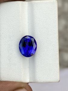 หินเจียระไนทรงไข่รูปวงรีทรงรีจากธรรมชาติขนาด11x9มม. สวยงามมาก4.80 zanite zoisite จากซูเปอร์สวยงาม - Product Image 3
