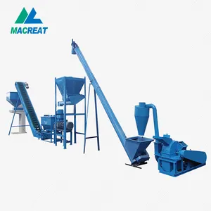 Macreat 500 Kg/u Hoge Kwaliteit Platte Matrijs Hout Pellet Machine Pelletiseermachine Zaagsel Stro Brandstof Hooi Productielijn