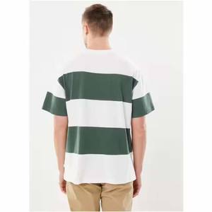 2025 haute qualité en gros T-shirt impression personnalisée Logo couleur col rond T-shirt 160gsm coupe régulière confortable t-shirt pour hommes - Product Image 3