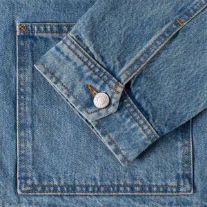Veste en jean personnalisée OEM Veste en coton décontractée de créateur pour hommes Manteaux en jean à fermeture éclair personnalisés Vestes en jean OEM - Product Image 5