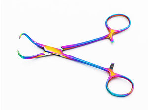 Pinzas para Toallas Backhaus de Acero Inoxidable de Alta Calidad, Uso Dental Profesional Manual, Agarre Ergonómico, Personalizables, ARISTON - Product Image 4